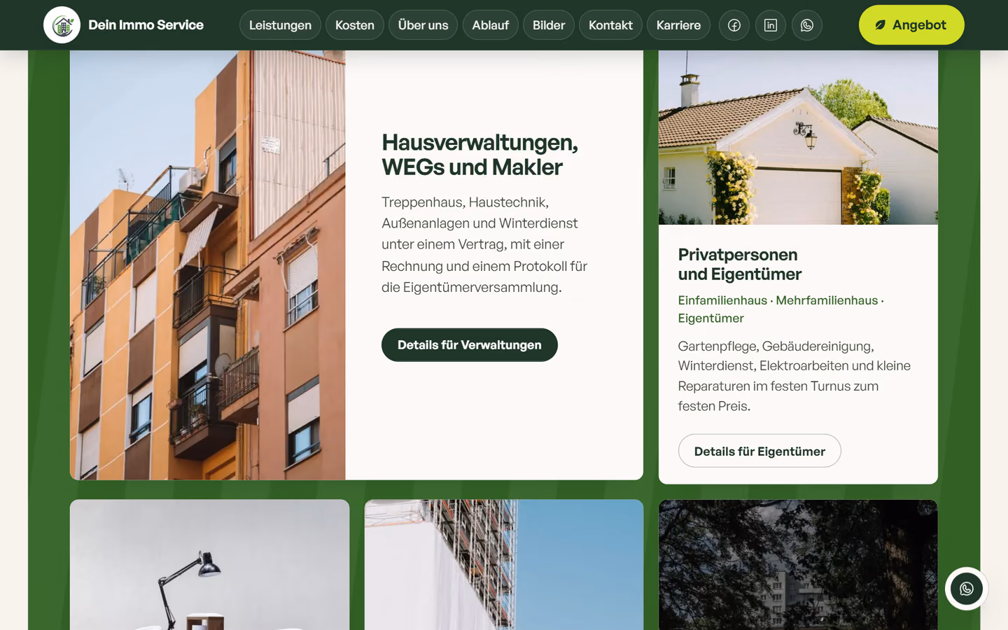 Dein Immo Service: Einblicke in die Arbeit vor Ort